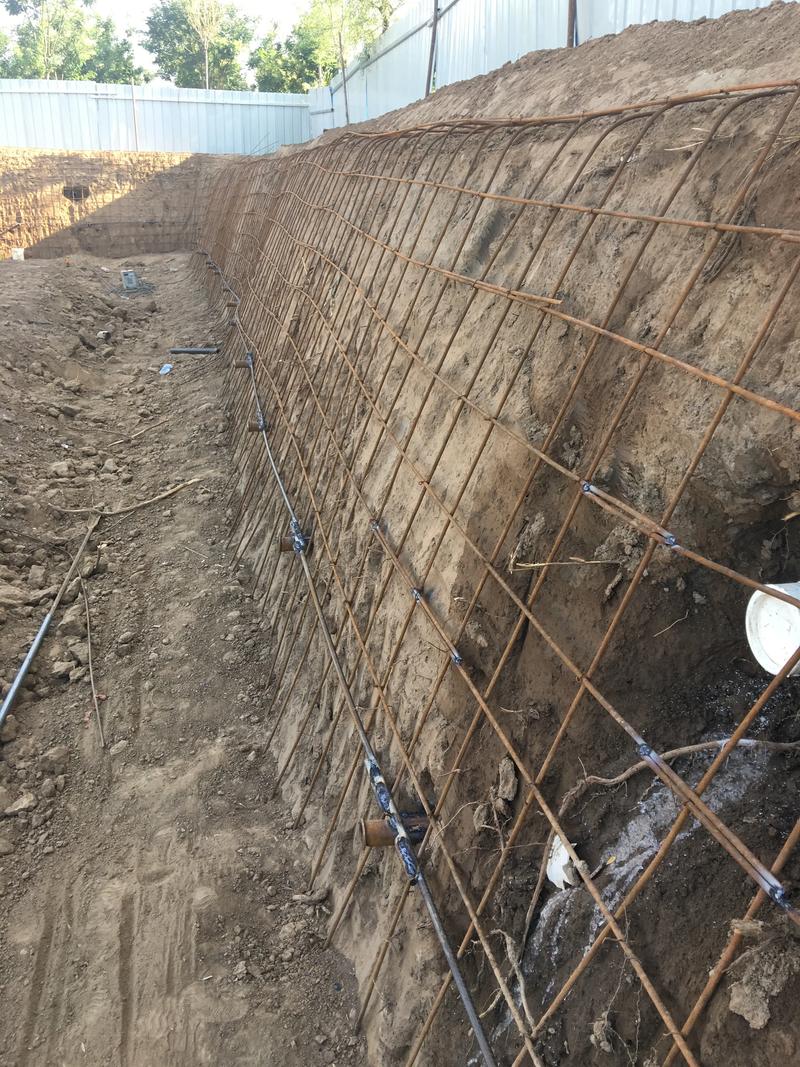 阳泉郊区边坡加固